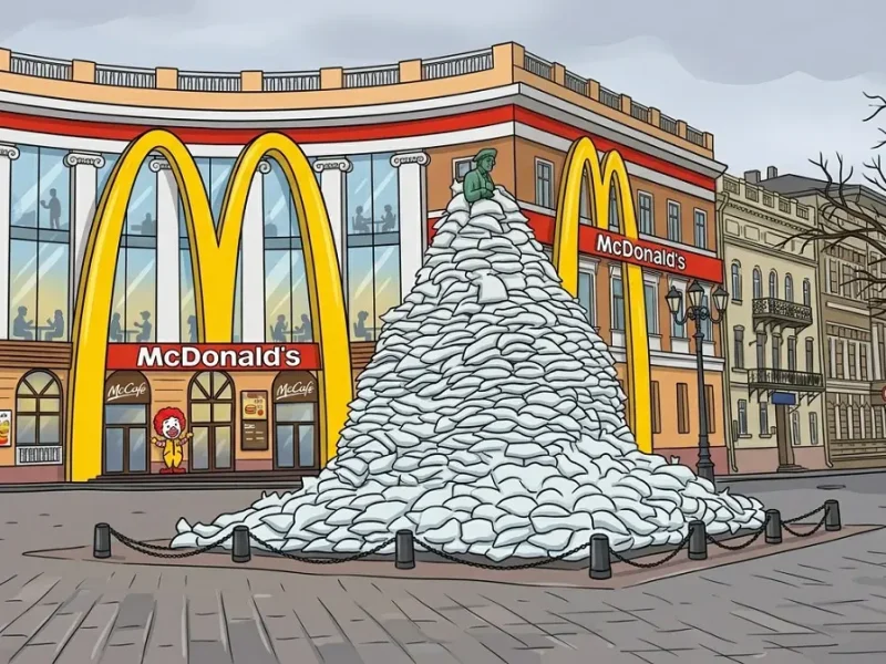 МакДональдз возле Дюка в Одессе