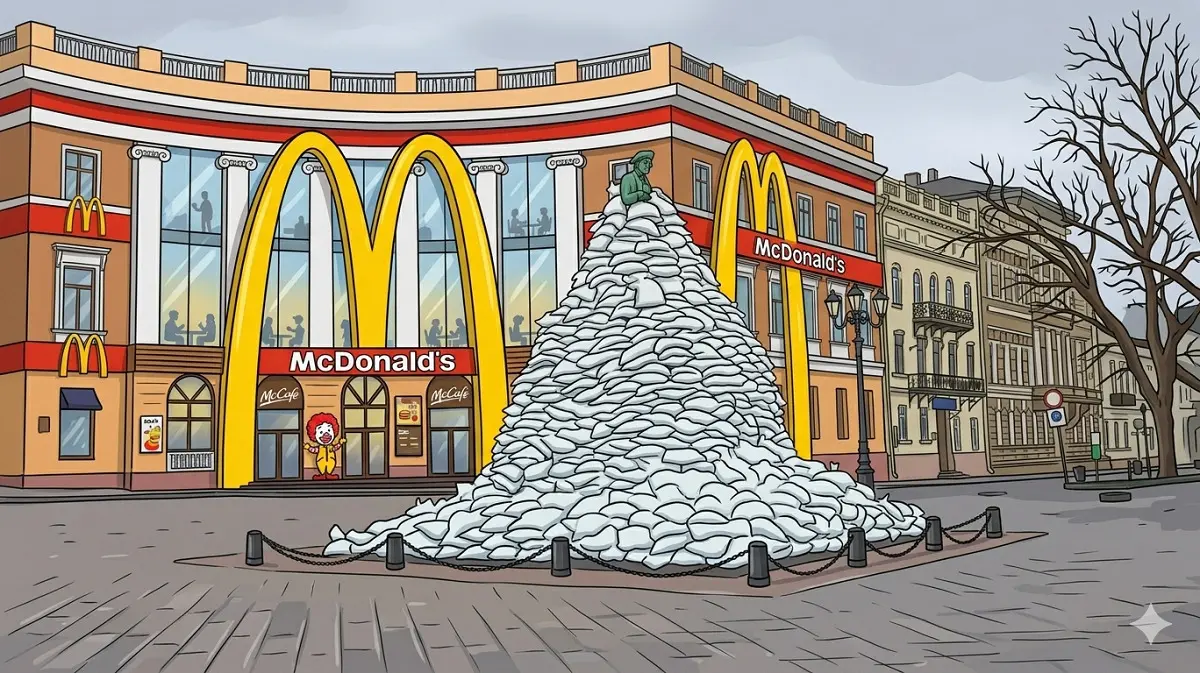 МакДональдз возле Дюка в Одессе