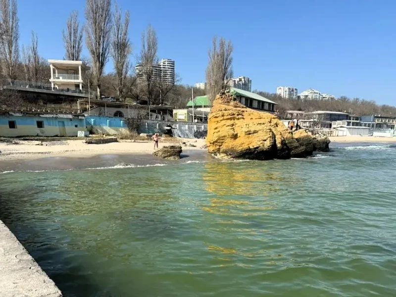 Море в Одесі стало жовтим і пахне олією
