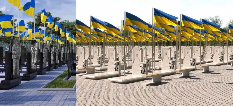 варианты надгробий в мемориале погибшим