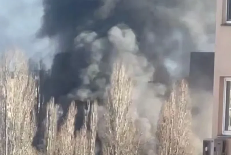 Большой пожар в Одессе