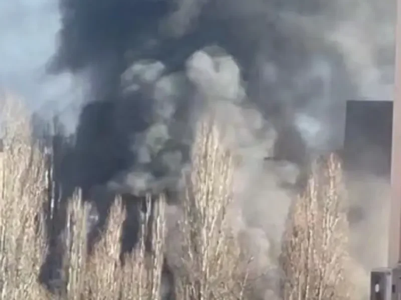 Большой пожар в Одессе