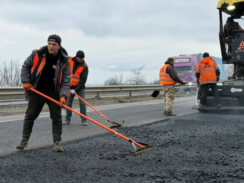 ремонт дороги
