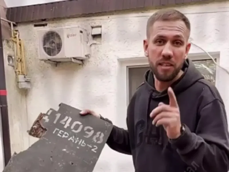 в Одессе мужчина раздул мангал обломком сбитого дрона