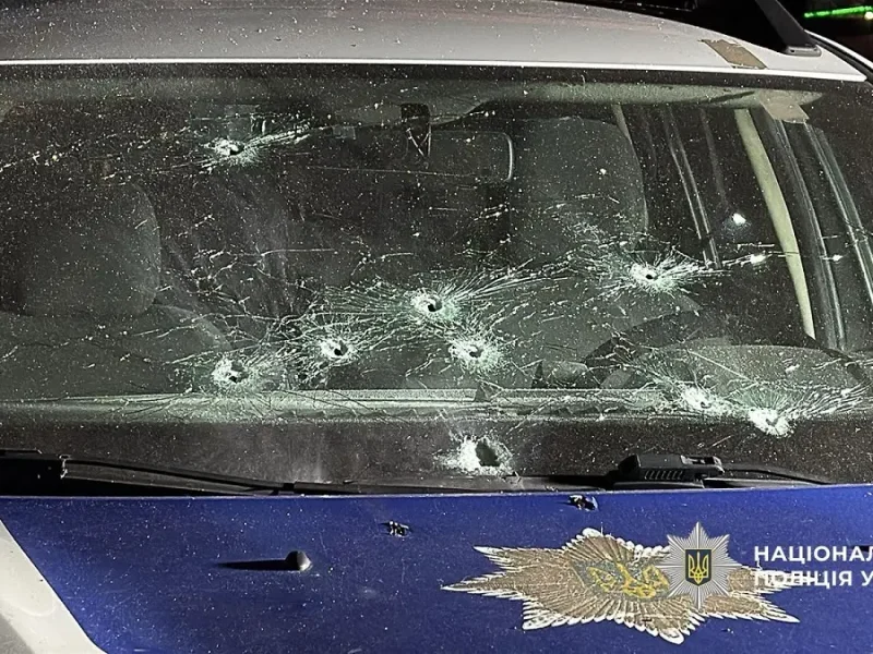 Расстрелянное авто одесских полицейский, 26 марта 2026