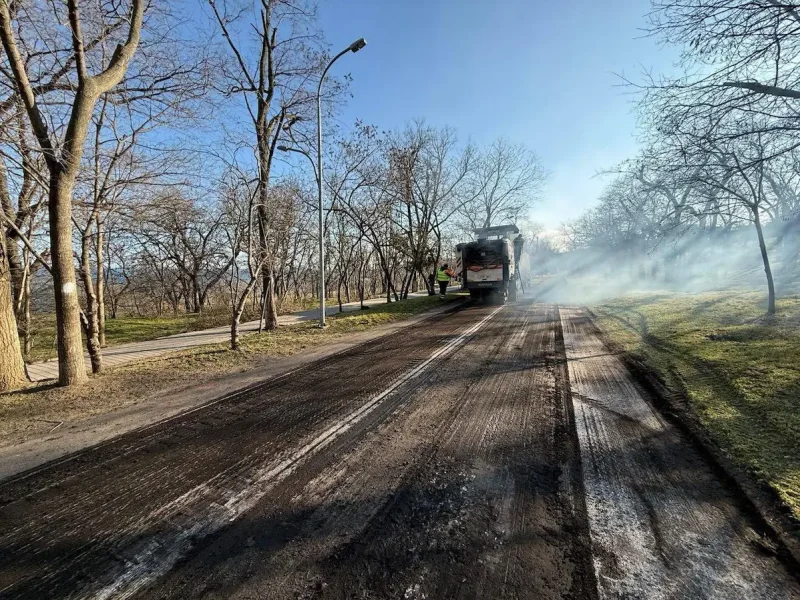 Траса здоровя ремонт