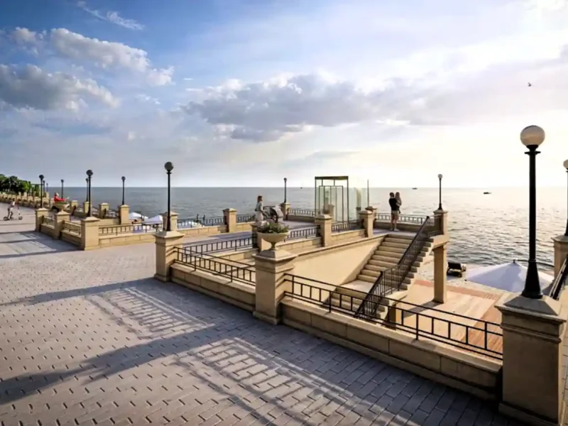 Візуалізація набережної в Одесі