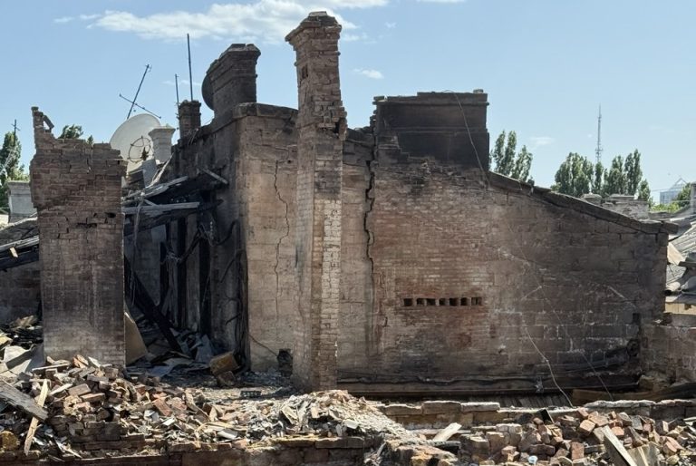 Зруйнований будинок в Одеси