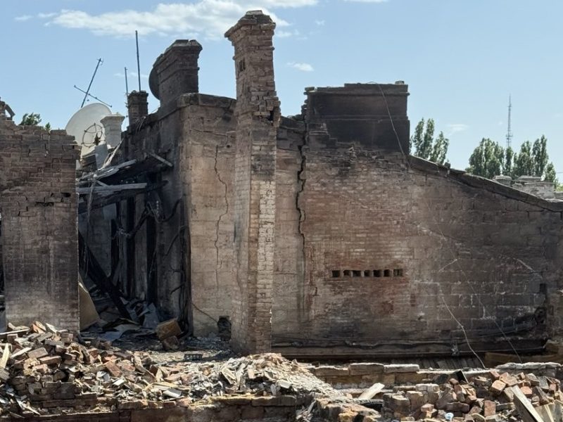 Зруйнований будинок в Одеси