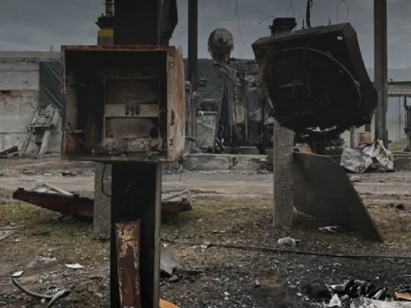 Атака на энергообъект в Одесской области, 8 апреля 2026