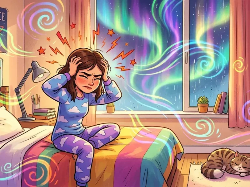 Головная боль из-за магнитных бурь