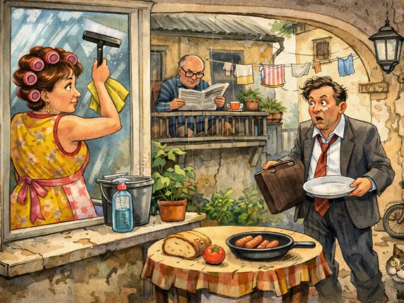 Фира моет окна, а Левочка без ужина