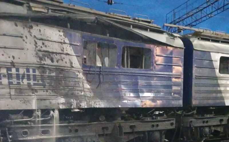 Ворожий БпЛА атакував сортувальний парк на станції Запоріжжя-Ліве