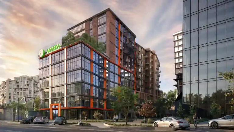 Приватний плоговий на вулиці Приморській (візуалізація)