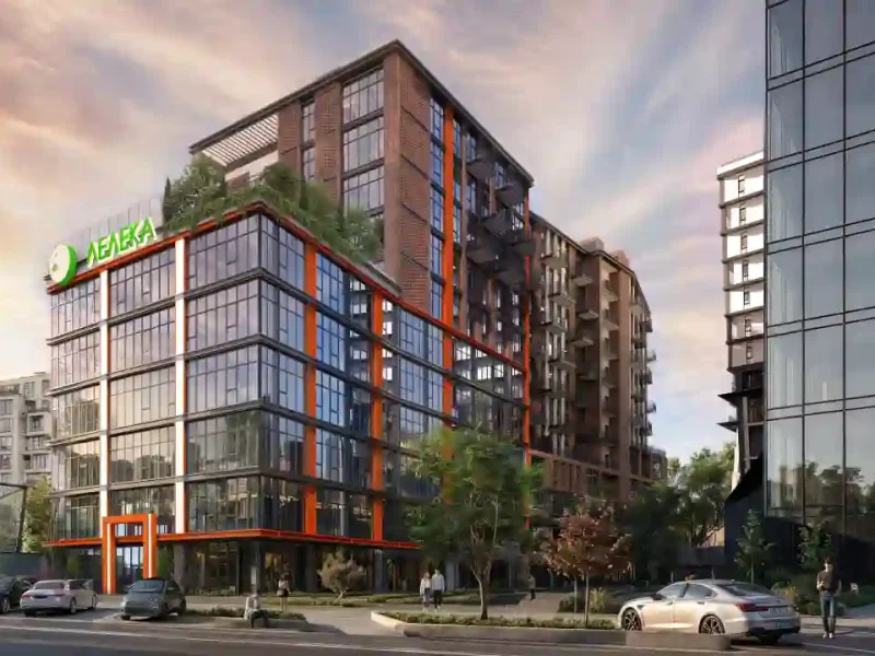 Приватний плоговий на вулиці Приморській (візуалізація)