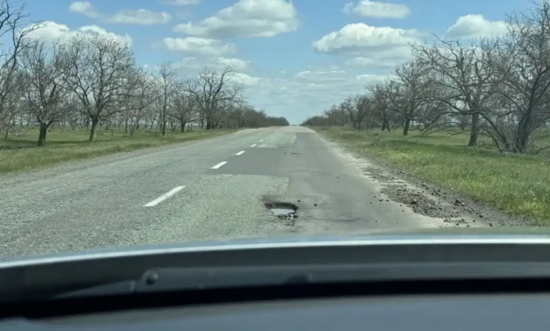 дорога до КПП Табаки