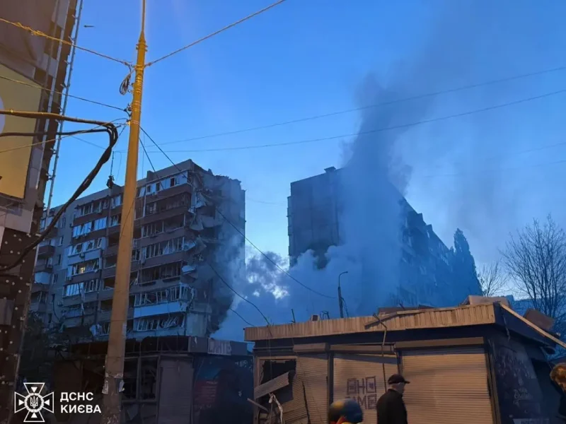Вночі та вранці 14 травня Росія атакувала Київ ракетами та дронами