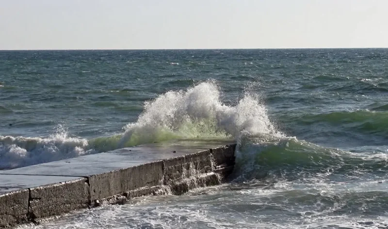 Черное море у берегов Одессы