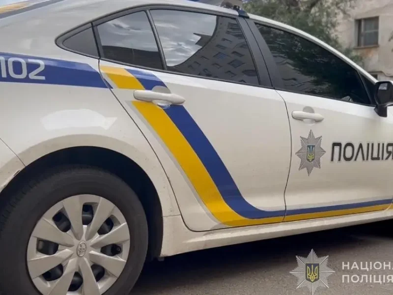 Авто полицейских в Одессе