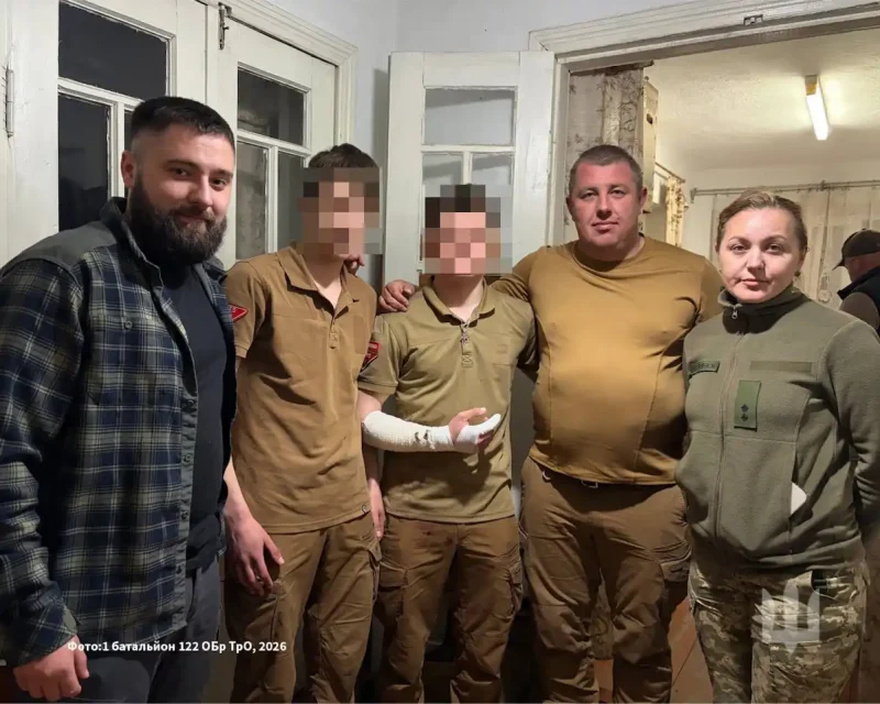 Спасение гуманитарных саперов на Херсонщине