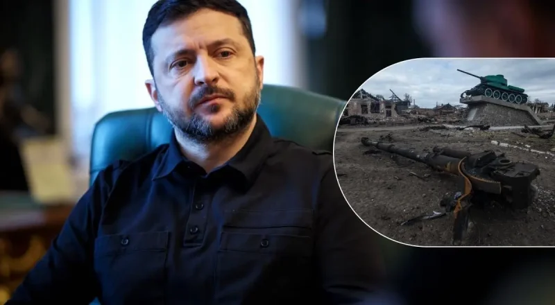 Зеленский и война в Украине, фотоколлаж