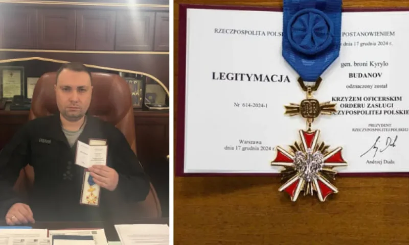 Голова ОП Кирило Буданов оголосив про повернення польської державної нагороди