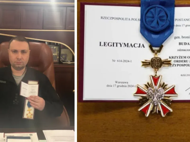 Голова ОП Кирило Буданов оголосив про повернення польської державної нагороди