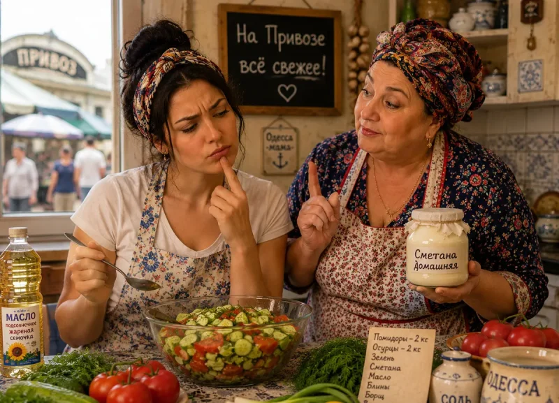 Невестка и свекровь на одесской кухне