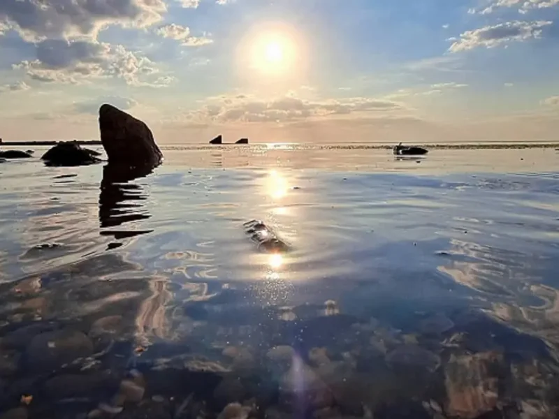 Черное море у берегов Одессы, июнь 2026