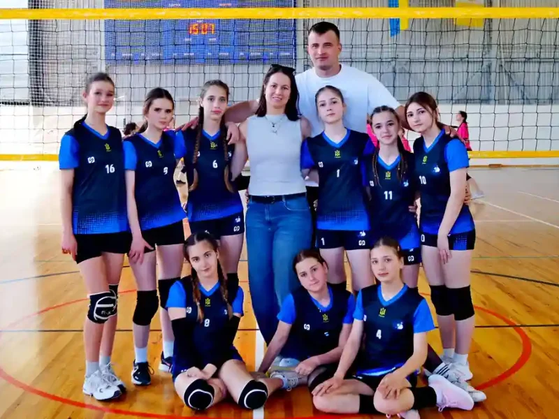 Тренерське подружжя Наталя і Павло зі старшою групою