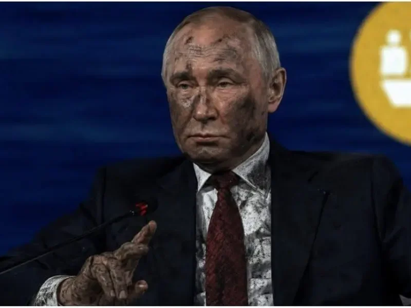 Мем про путина на ПМЭФ