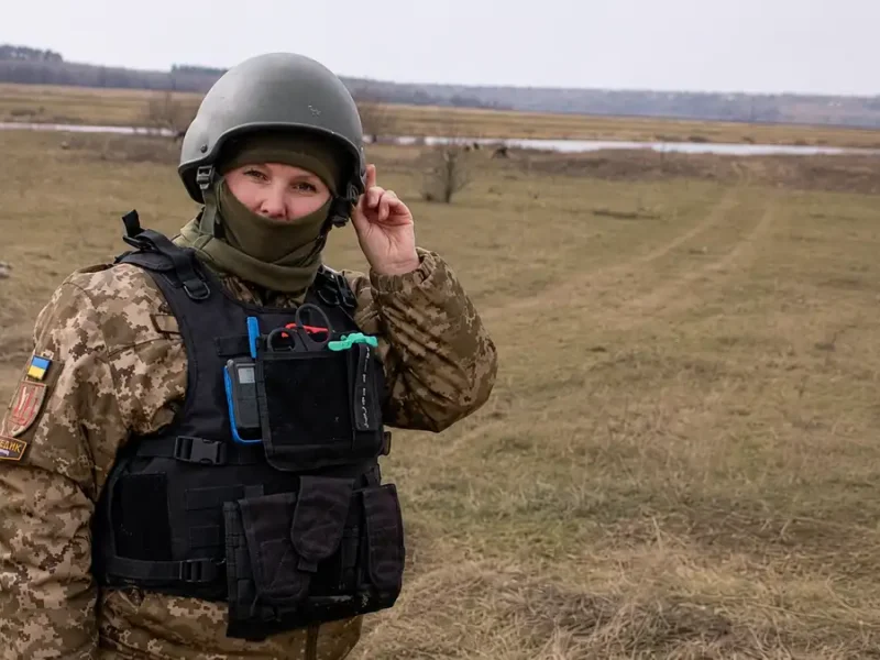Військова медикіня Світлана Галіч на передовій