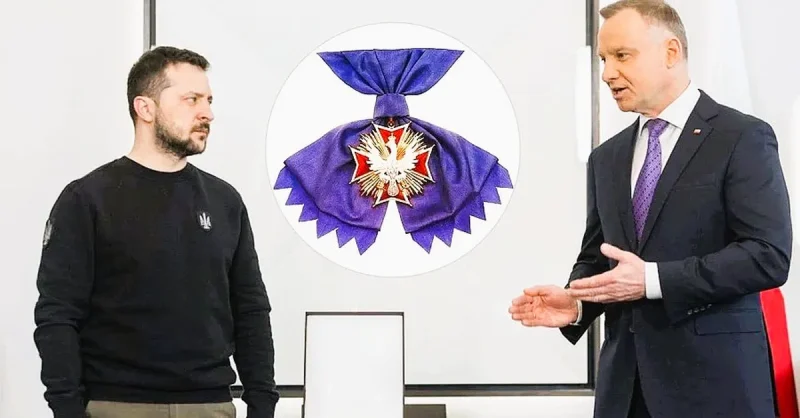 Зеленський, Навроцький та орден Білого Орла