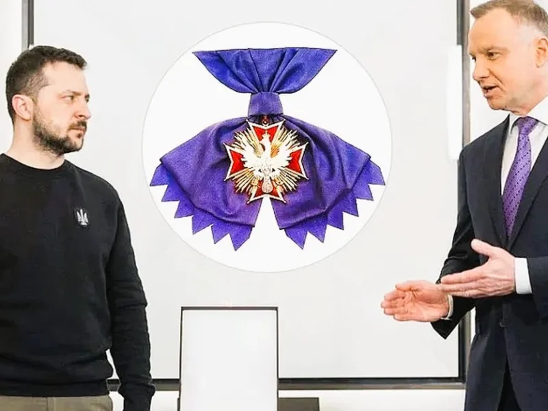 Зеленський, Навроцький та орден Білого Орла