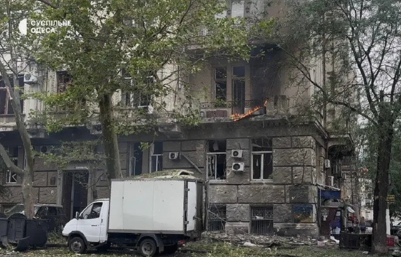 Последствия атаки по Одессе 21 июля