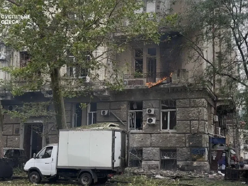 Последствия атаки по Одессе 21 июля