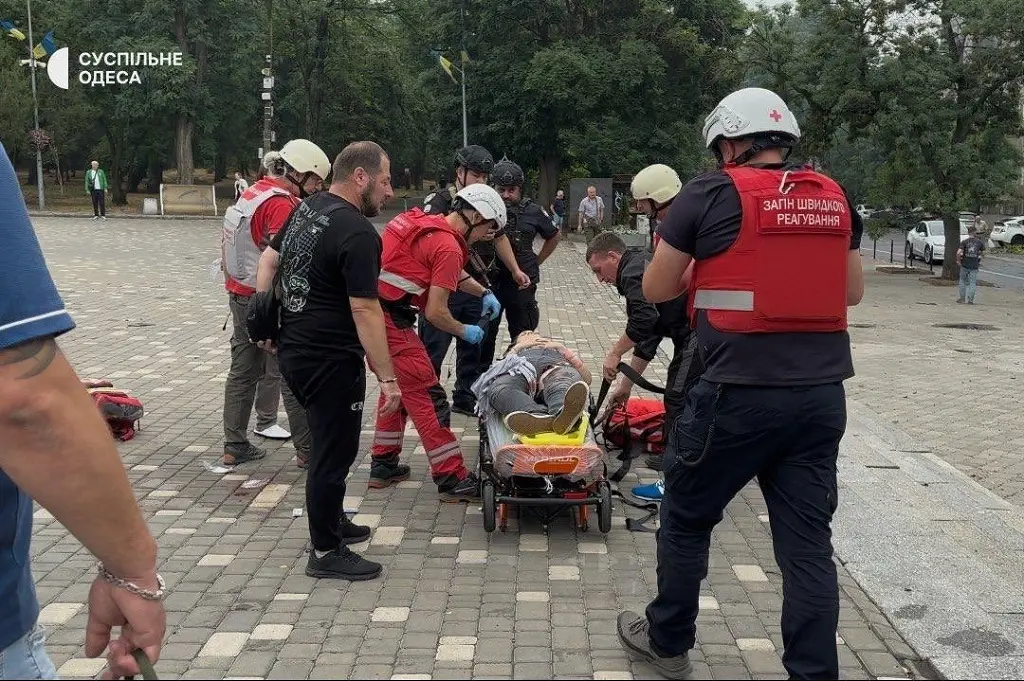 Удар по Одессе 21 июля: оказание помощи пострадавшим