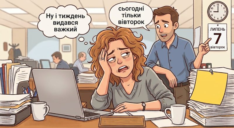 гумор про вівторок