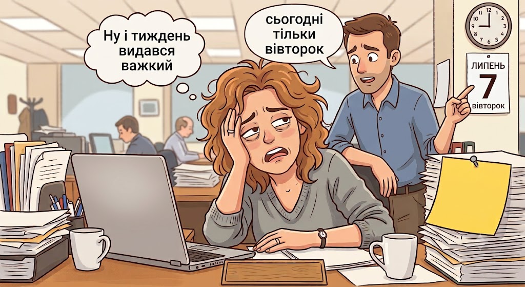 гумор про вівторок