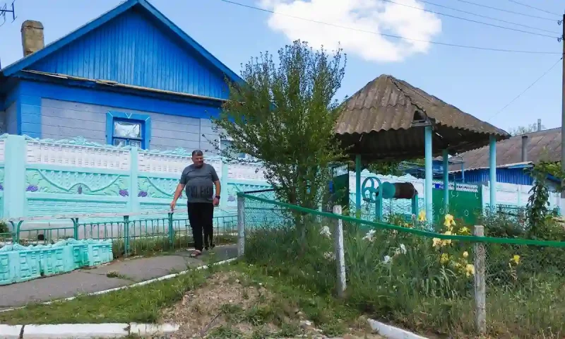 Криниця в селі Долинське біля хати Леоніда Георгіу