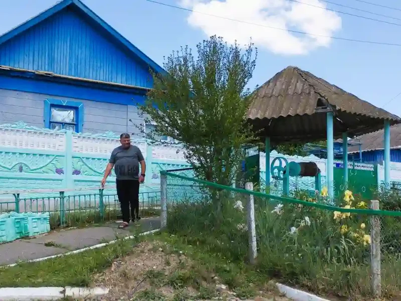Криниця в селі Долинське біля хати Леоніда Георгіу