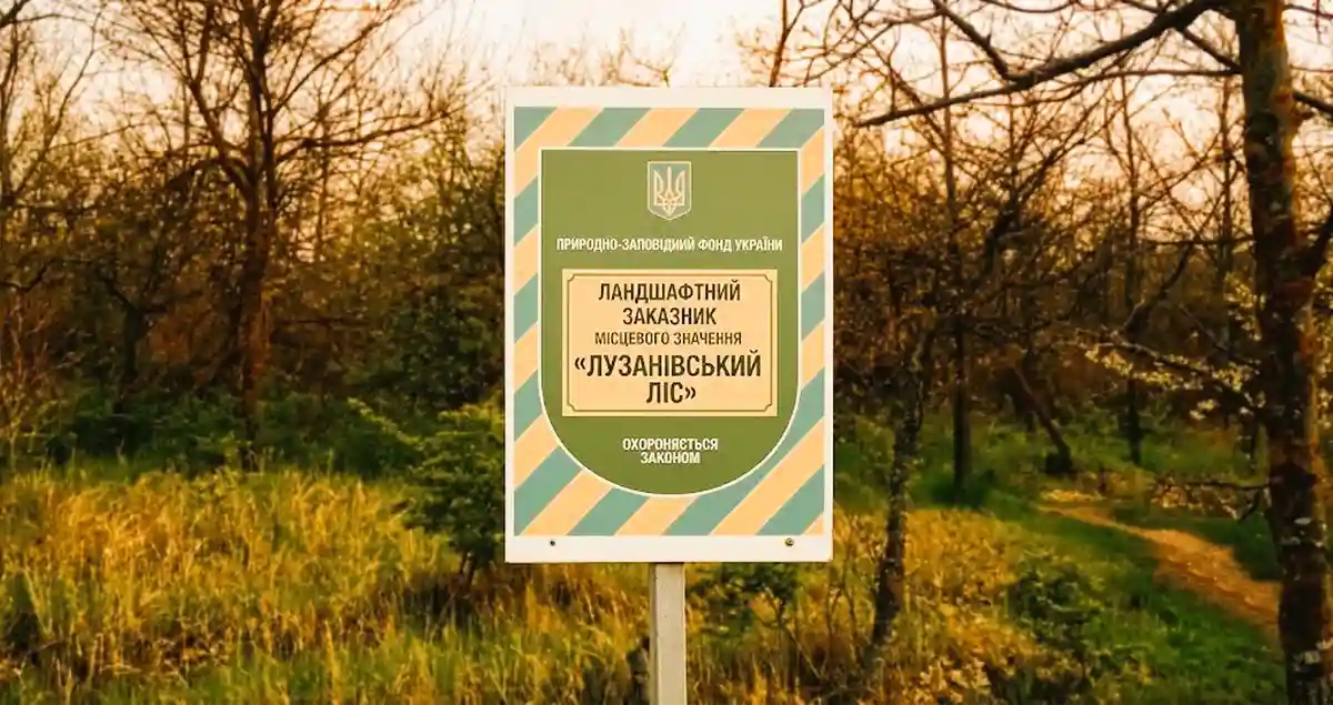 Лузановский лес рядом с Фонтанкой