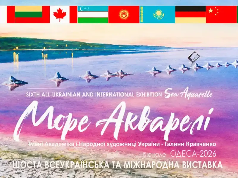 Обкладинка каталогу виставки "Море акварелі"