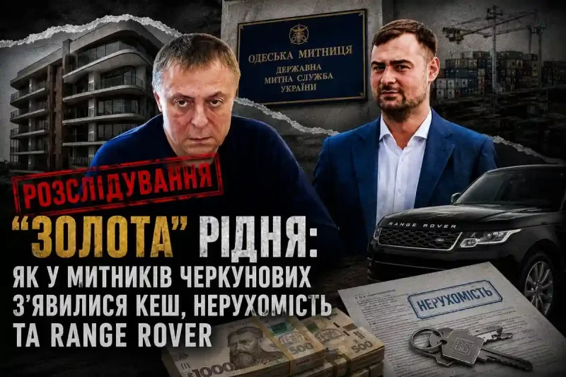 Обкладинка розслідування про майно митників