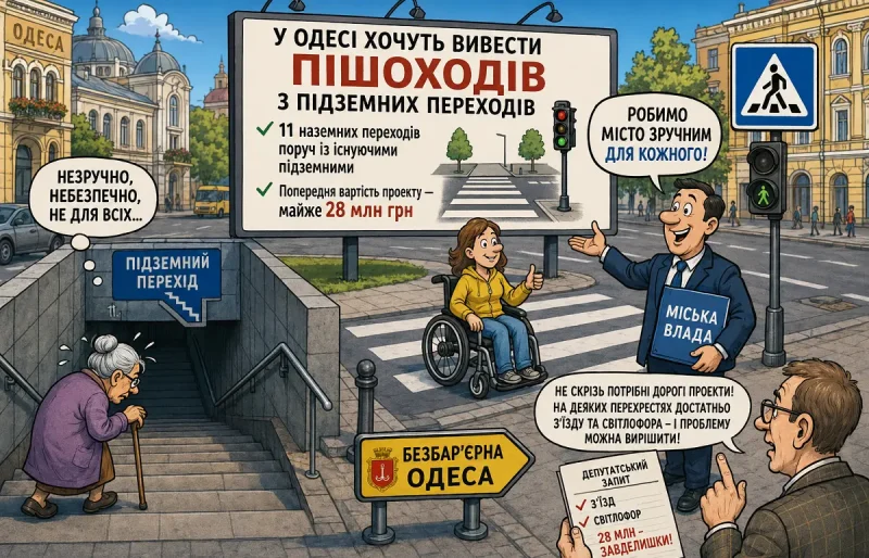 Безбар'єрна Одеса: доступність чи витрати?