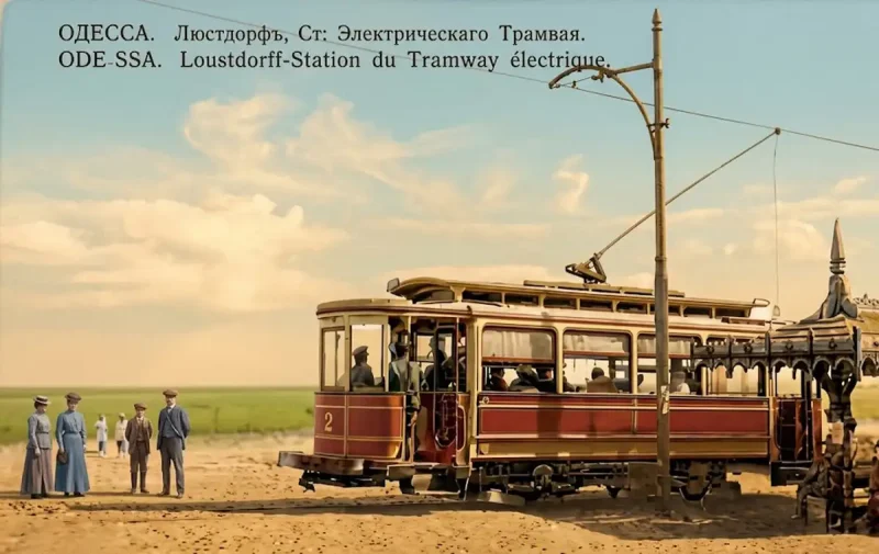Перший трамвай до Люстдорфу