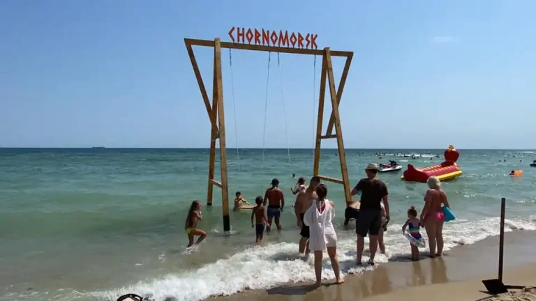 пляж в Черноморске