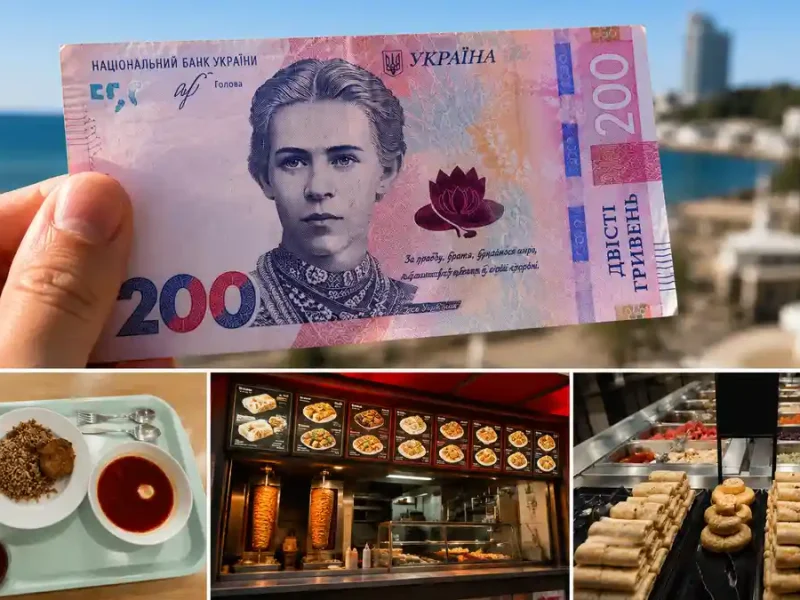 Поїсти за 200 гривень в Одесі