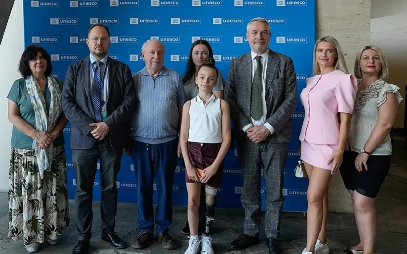 Юная гимнастка из Одесской области представила Украину в ЮНЕСКО