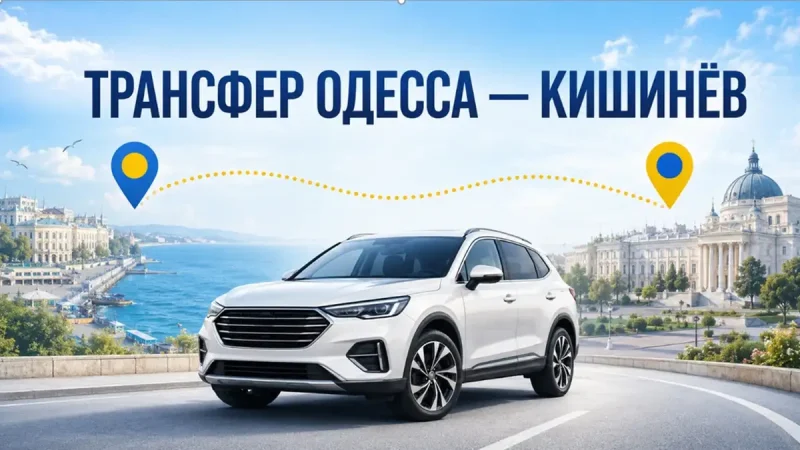 Трансфер Одеса - аеропорт Кишеніва